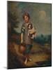'Cottage Girl with Dog and Pitcher', 1785, (1935)-Thomas Gainsborough-Mounted Giclee Print