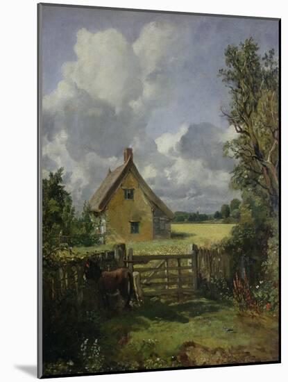 Cottage in a Cornfield, 1833-John Constable-Mounted Giclee Print