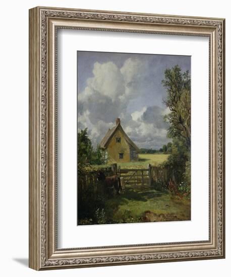 Cottage in a Cornfield, 1833-John Constable-Framed Giclee Print