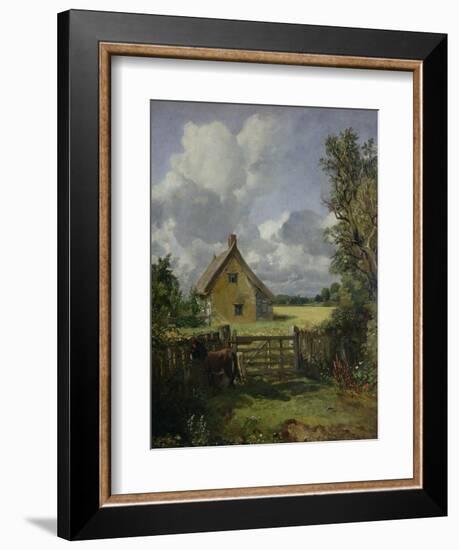 Cottage in a Cornfield, 1833-John Constable-Framed Giclee Print