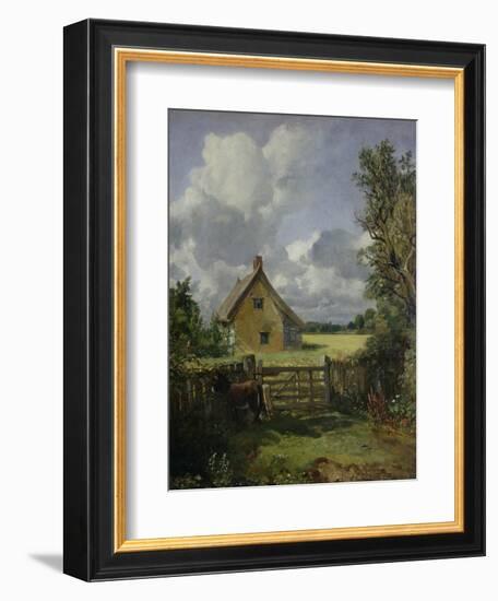 Cottage in a Cornfield, 1833-John Constable-Framed Giclee Print