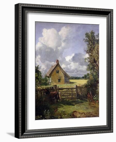 'Cottage in a Cornfield', 1833-John Constable-Framed Giclee Print