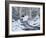 Cottage in a Forest in Winter-Marcus Lange-Framed Photographic Print