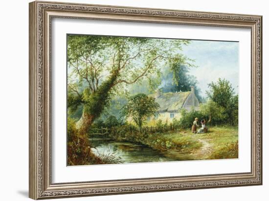 Cottage in Derbyshire-George Turner-Framed Giclee Print