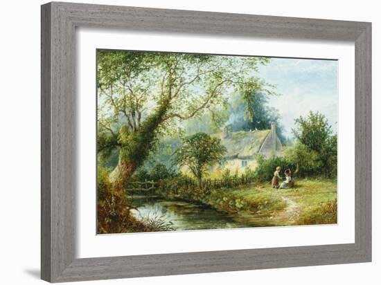 Cottage in Derbyshire-George Turner-Framed Giclee Print