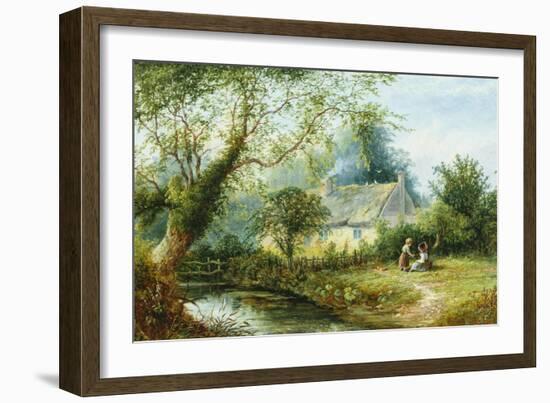 Cottage in Derbyshire-George Turner-Framed Giclee Print