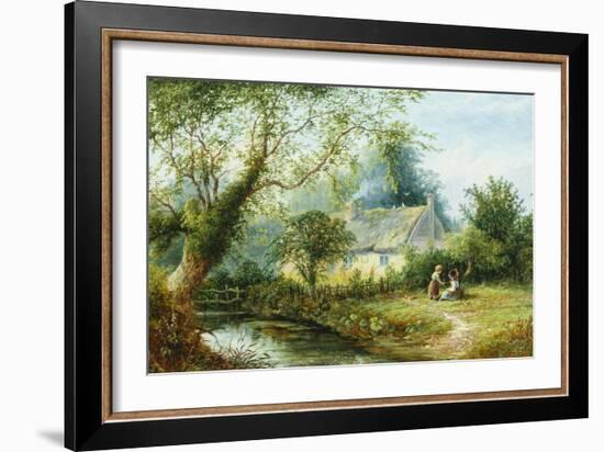 Cottage in Derbyshire-George Turner-Framed Giclee Print