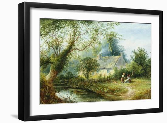 Cottage in Derbyshire-George Turner-Framed Giclee Print