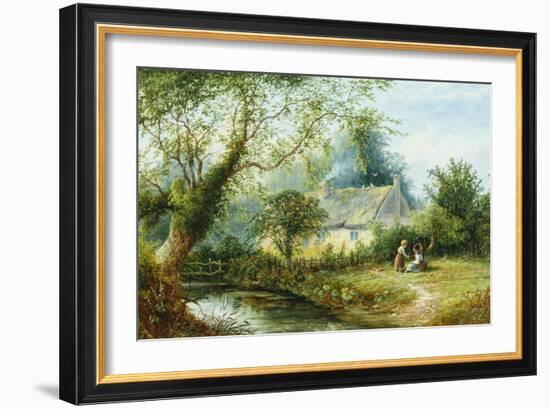 Cottage in Derbyshire-George Turner-Framed Giclee Print