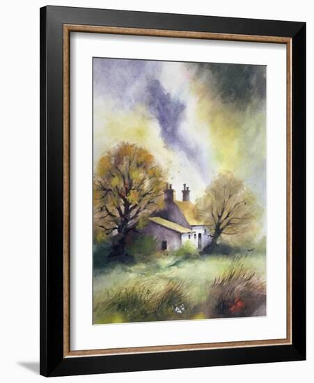 Cottage in Suffolk-John Lidzey-Framed Giclee Print