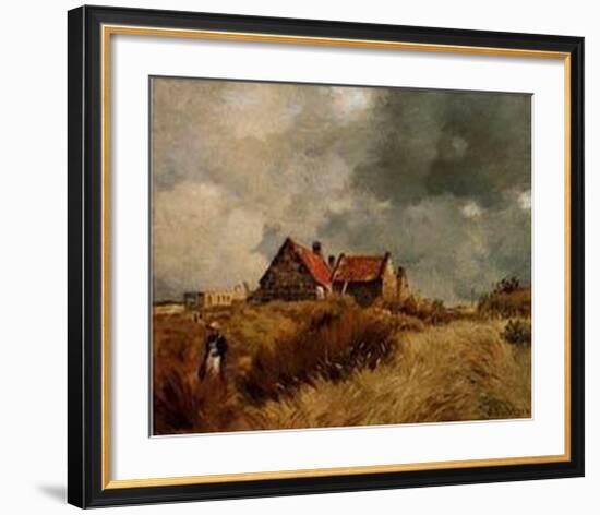 Cottage in the Dunes-Jean-Charles Cazin-Framed Art Print