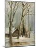 Cottage in the Woods-Alexei Kondratyevich Savrasov-Mounted Giclee Print
