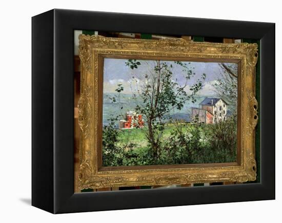 Cottage in Trouville, 1882 (Oil on Canvas)-Gustave Caillebotte-Framed Premier Image Canvas