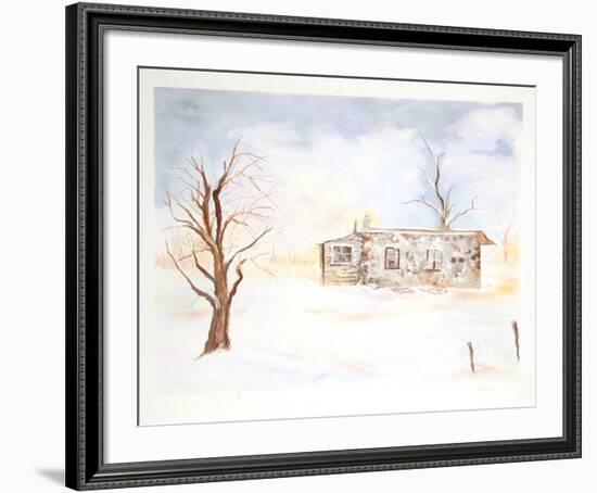 Cottage in Winter-Fioravanti-Framed Limited Edition