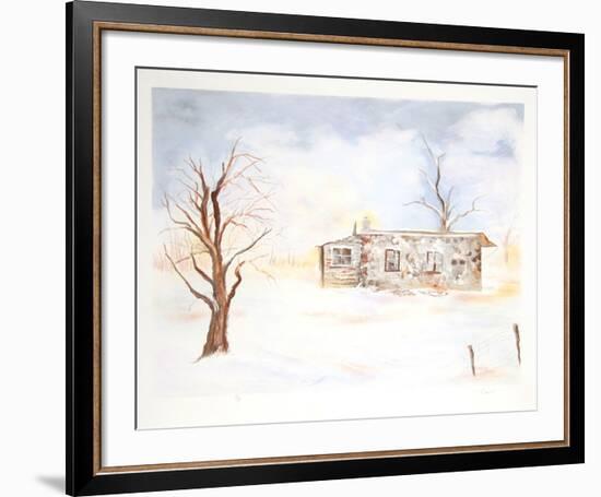 Cottage in Winter-Fioravanti-Framed Limited Edition