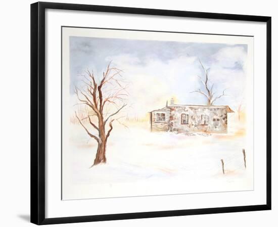 Cottage in Winter-Fioravanti-Framed Limited Edition