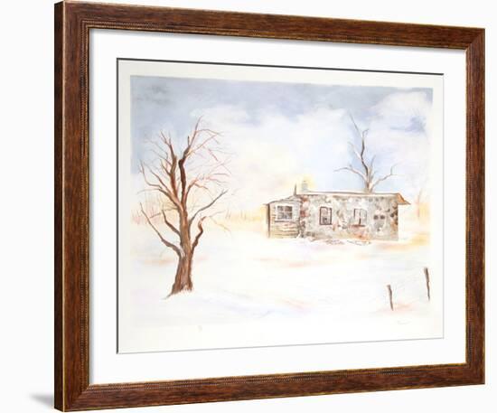 Cottage in Winter-Fioravanti-Framed Limited Edition