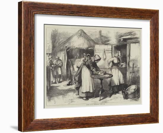 Cottage Life in Warwickshire, Baking Day-null-Framed Giclee Print