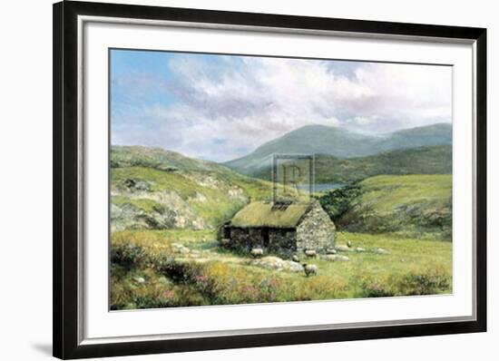 Cottage Near Conor Pass-Clive Madgwick-Framed Art Print