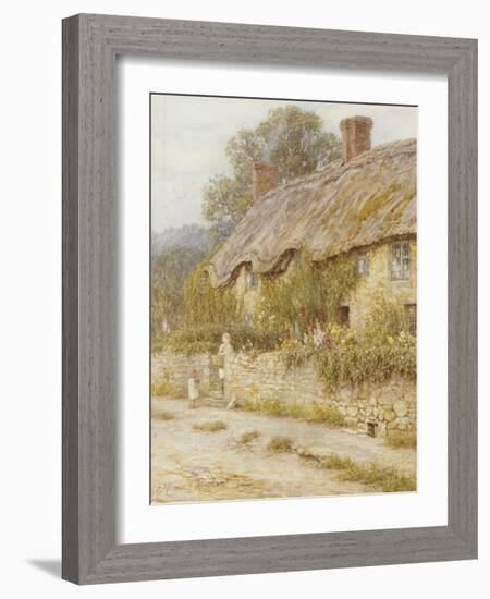 Cottage Near Wells, Somerset-Helen Allingham-Framed Giclee Print