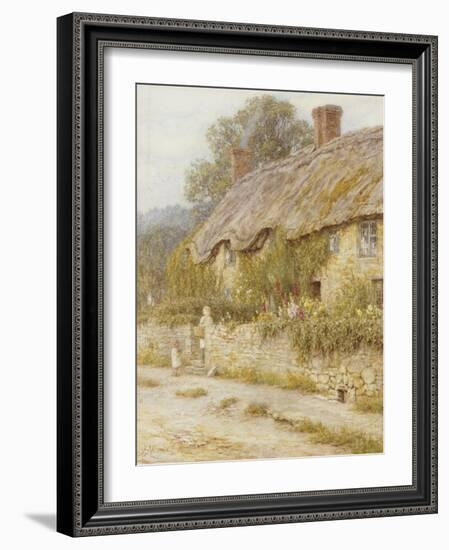 Cottage Near Wells, Somerset-Helen Allingham-Framed Giclee Print