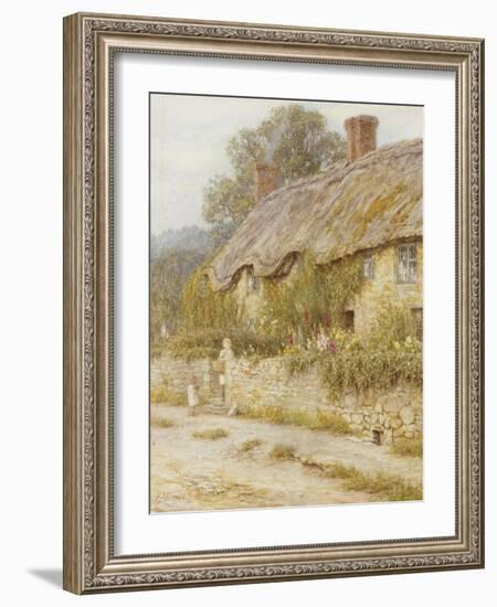 Cottage Near Wells, Somerset-Helen Allingham-Framed Giclee Print