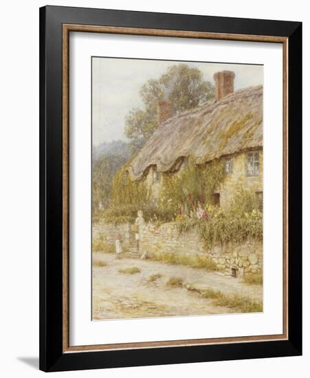 Cottage Near Wells, Somerset-Helen Allingham-Framed Giclee Print