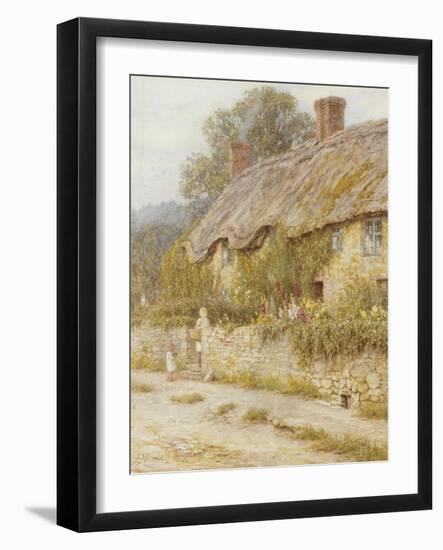 Cottage Near Wells, Somerset-Helen Allingham-Framed Giclee Print