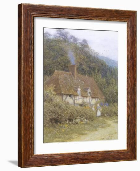 Cottage near Witley, Surrey-Helen Allingham-Framed Giclee Print