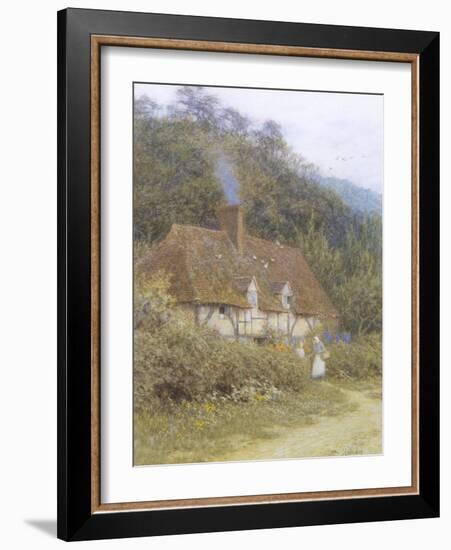 Cottage near Witley, Surrey-Helen Allingham-Framed Giclee Print