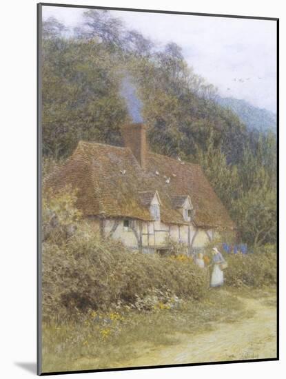 Cottage near Witley, Surrey-Helen Allingham-Mounted Giclee Print