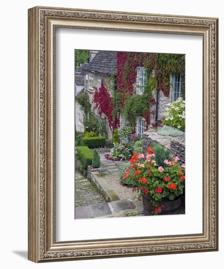 Cottage on Chipping Steps, Tetbury Town, Gloucestershire, Cotswolds, England, United Kingdom-Richard Cummins-Framed Photographic Print