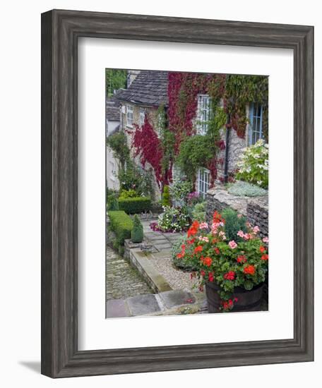 Cottage on Chipping Steps, Tetbury Town, Gloucestershire, Cotswolds, England, United Kingdom-Richard Cummins-Framed Photographic Print