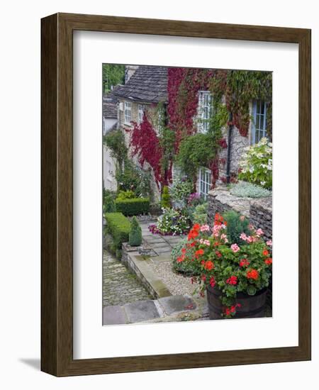 Cottage on Chipping Steps, Tetbury Town, Gloucestershire, Cotswolds, England, United Kingdom-Richard Cummins-Framed Photographic Print