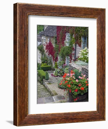 Cottage on Chipping Steps, Tetbury Town, Gloucestershire, Cotswolds, England, United Kingdom-Richard Cummins-Framed Photographic Print