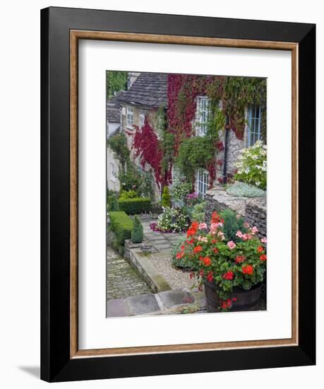 Cottage on Chipping Steps, Tetbury Town, Gloucestershire, Cotswolds, England, United Kingdom-Richard Cummins-Framed Photographic Print