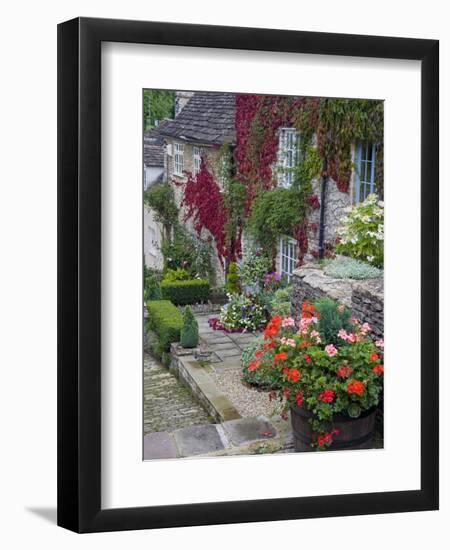 Cottage on Chipping Steps, Tetbury Town, Gloucestershire, Cotswolds, England, United Kingdom-Richard Cummins-Framed Photographic Print