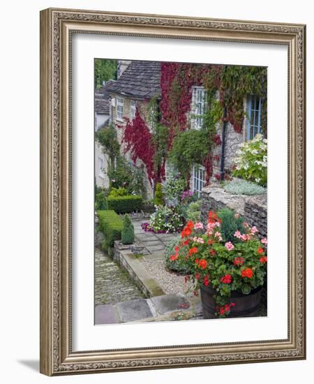 Cottage on Chipping Steps, Tetbury Town, Gloucestershire, Cotswolds, England, United Kingdom-Richard Cummins-Framed Photographic Print