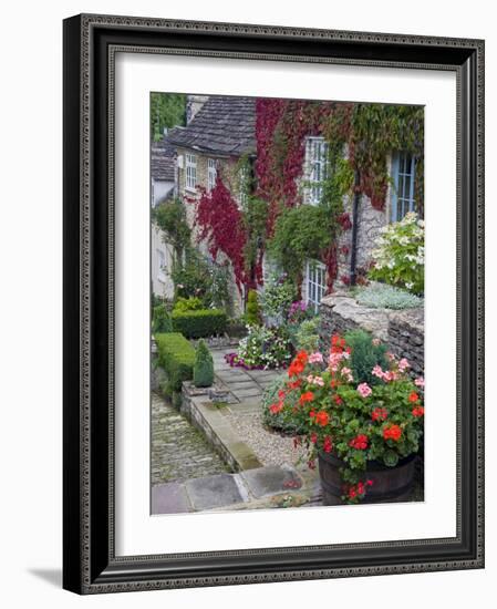 Cottage on Chipping Steps, Tetbury Town, Gloucestershire, Cotswolds, England, United Kingdom-Richard Cummins-Framed Photographic Print