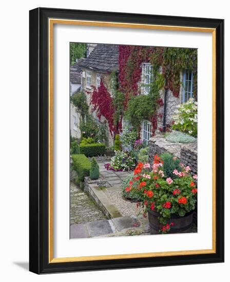 Cottage on Chipping Steps, Tetbury Town, Gloucestershire, Cotswolds, England, United Kingdom-Richard Cummins-Framed Photographic Print