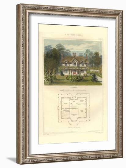 Cottage Ornee, Ornate Cottage-Richard Brown-Framed Art Print