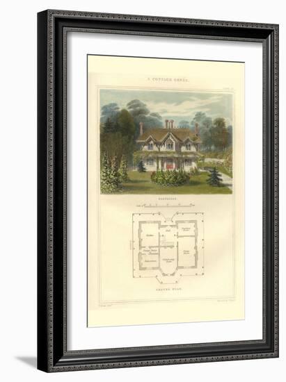 Cottage Ornee, Ornate Cottage-Richard Brown-Framed Art Print