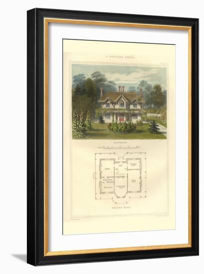Cottage Ornee, Ornate Cottage-Richard Brown-Framed Art Print