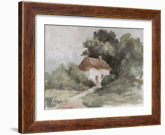 Cottage Retreat Neutral-Julia Purinton-Framed Art Print