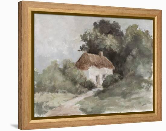 Cottage Retreat Neutral-Julia Purinton-Framed Stretched Canvas