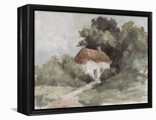 Cottage Retreat Neutral-Julia Purinton-Framed Stretched Canvas