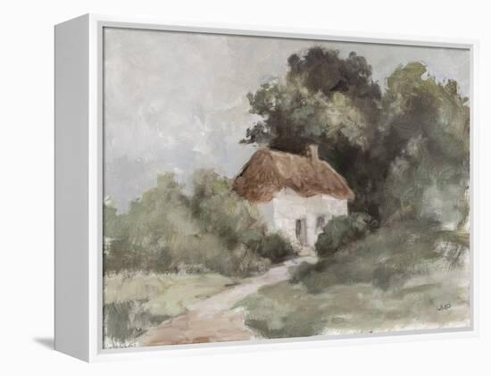 Cottage Retreat Neutral-Julia Purinton-Framed Stretched Canvas