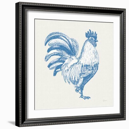 Cottage Rooster I-Sue Schlabach-Framed Art Print