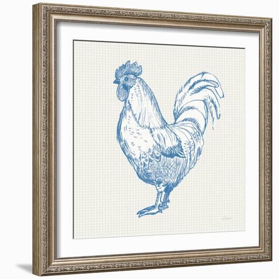 Cottage Rooster II-Sue Schlabach-Framed Art Print