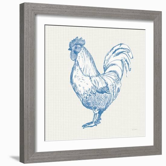 Cottage Rooster II-Sue Schlabach-Framed Art Print